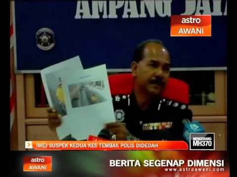 Imej suspek tembak polis didedah