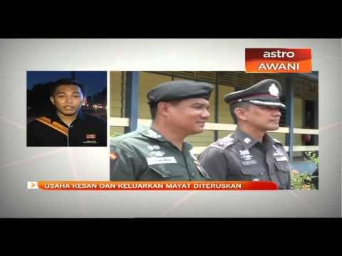 Usaha kesan dan keluarkan mayat diteruskan