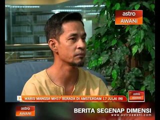 Waris mangsa MH17 berada di Amsterdam 17 Julai ini