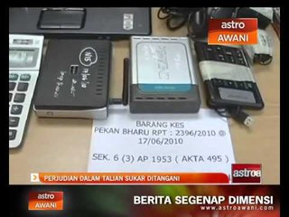 Perjudian dalam talian sukar ditangani