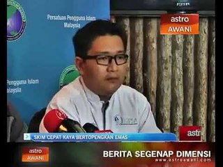 Skim Cepat Kaya bertopengkan emas