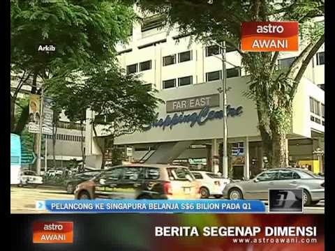 Pelancong ke Singapura belanja S$6 bilion pada Q1