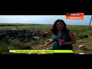 Exclusive - On ground at MH17 crash site