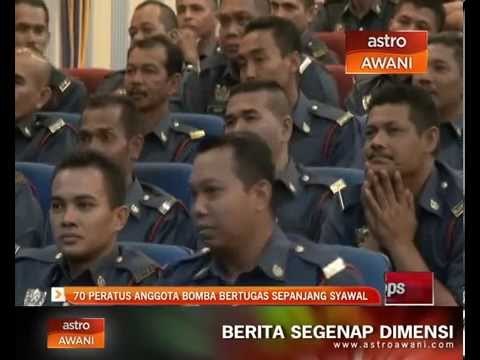 70 peratus anggota Bomba bertugas sepanjang Syawal