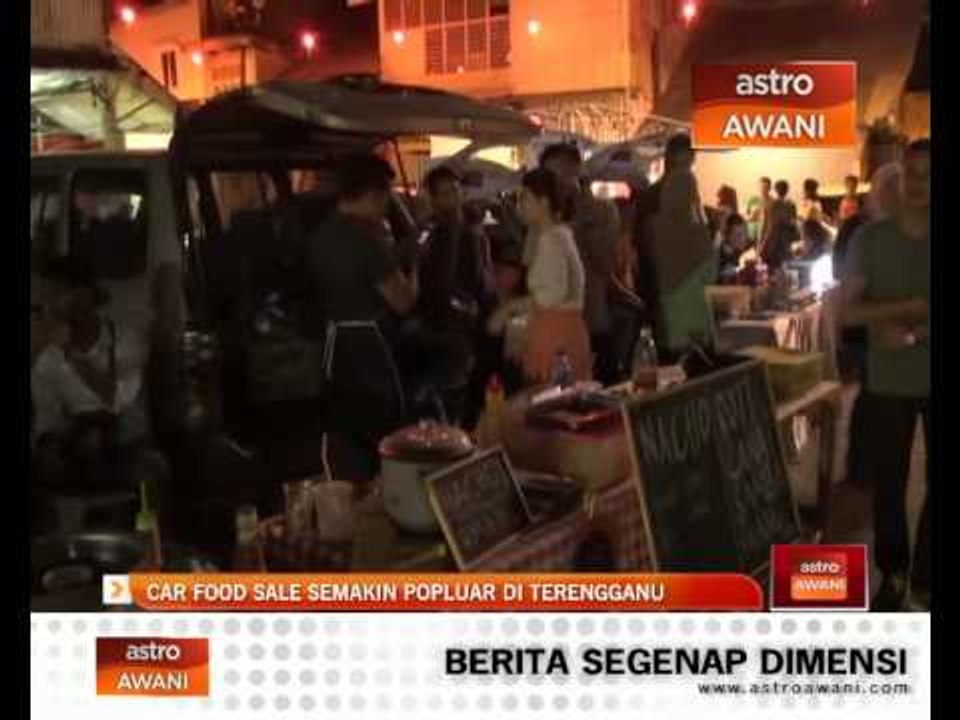 Car food sale semakin popular di Terengganu