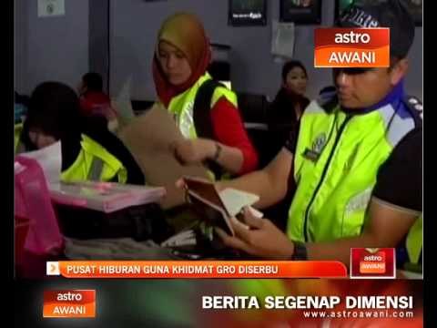 Pusat hiburan guna khidmat GRO diserbu