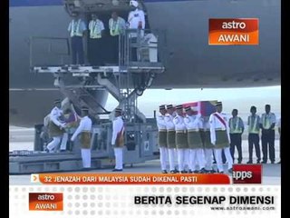 32 jenazah dari Malaysia sudah dikenal pasti