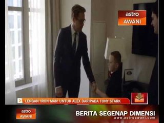 Lengan 'Iron Man' untuk Alex daripada Tony Stark