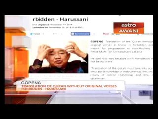 Awani In A Minute (19th November 2014)