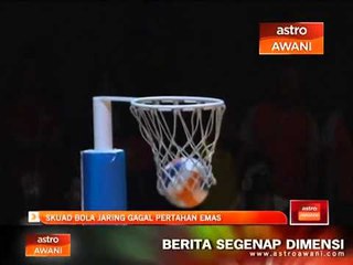 'Saya minta maaf' - Jurulatih bola jaring