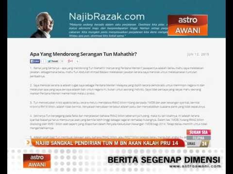 Najib sangkal pendirian Tun Mahathir BN akan kalah PRU 14