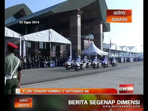 8 lagi jenazah kembali ke tanah air 2 September ini