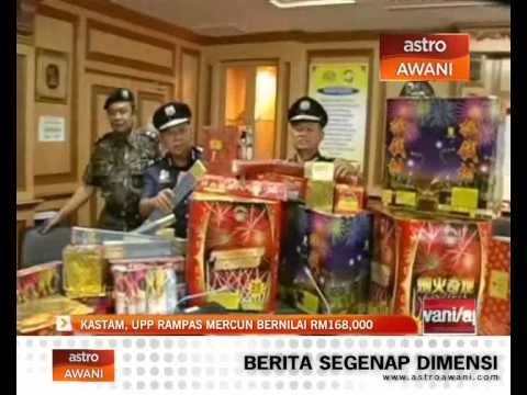Kastam, UPP rampas mercun bernilai RM168,000