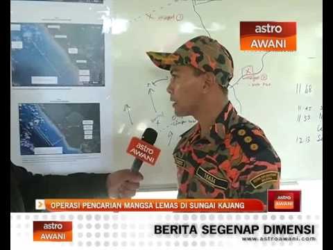 Operasi pencarian mangsa lemas di Sungai Kajang