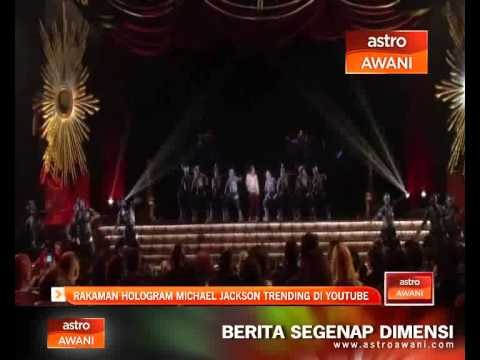 Rakaman hologram Michael Jackson trending di Youtube