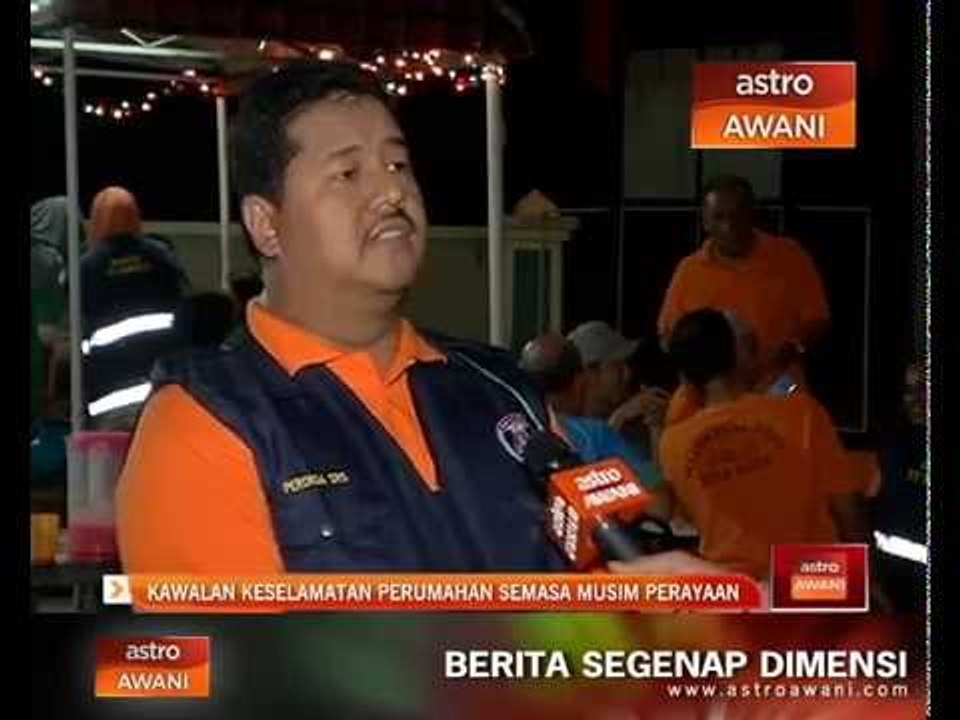 Kawalan keselamatan perumahan semasa musim perayaan