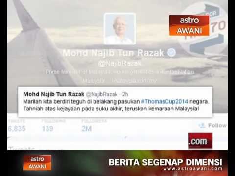 'Sokong pasukan Piala Thomas negara' - Najib