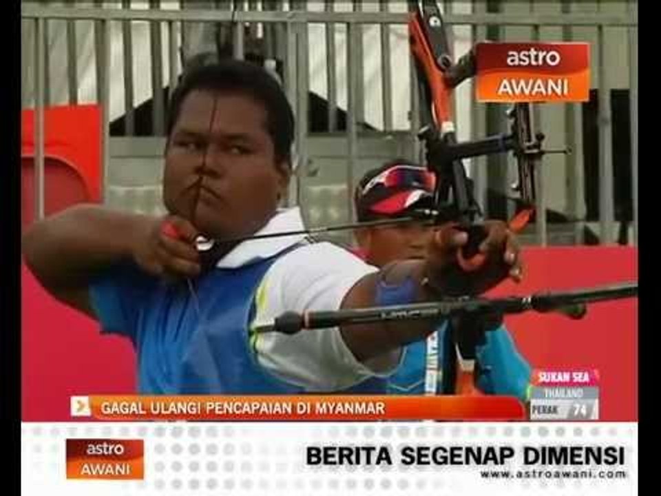 Sukan Sea 2015: Skuad memanah gagal ulangi pencapaian di Myanmar