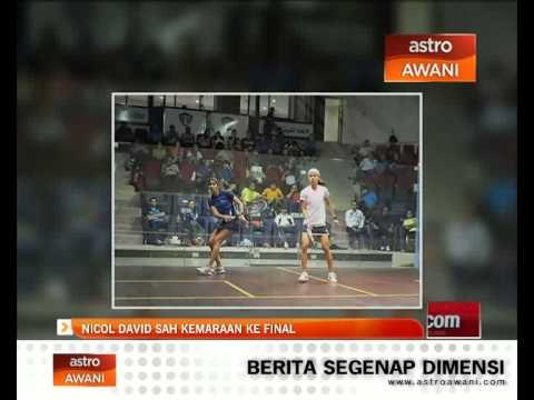 Nicol David sah kemaraan ke final Skuasy Kejohanan Asia