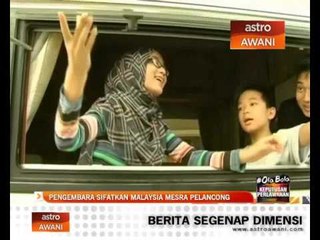 Pengembara sifatkan Malaysia mesra pelancong