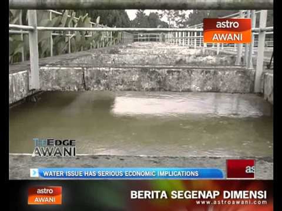 Water issue has serious economic implications
