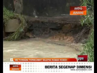 Banjir: Enam beranak selamat