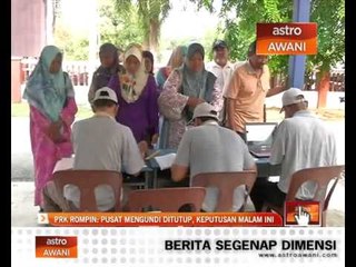 Download Video: PRK Rompin: Pusat mengundi ditutup, keputusan malam ini