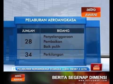 Pelaburan aeroangkasa dijangka melebihi RM387.3 juta