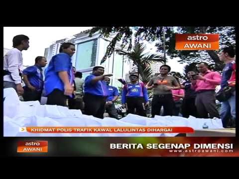 Khidmat polis trafik kawal lalulintas dihargai