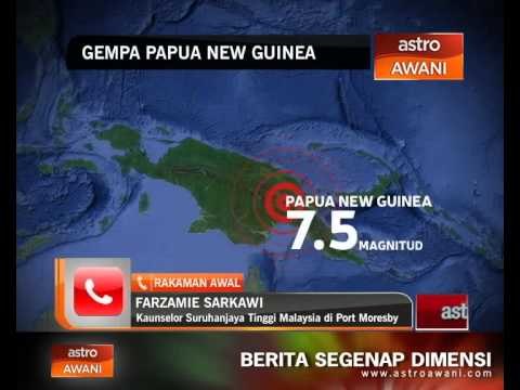 Gempa Papua: Tiada laporan kemalangan jiwa dan kerosakan