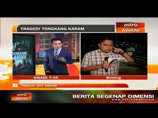 Descargar video: Perkembangan tongkang karam Banting, 8 malam