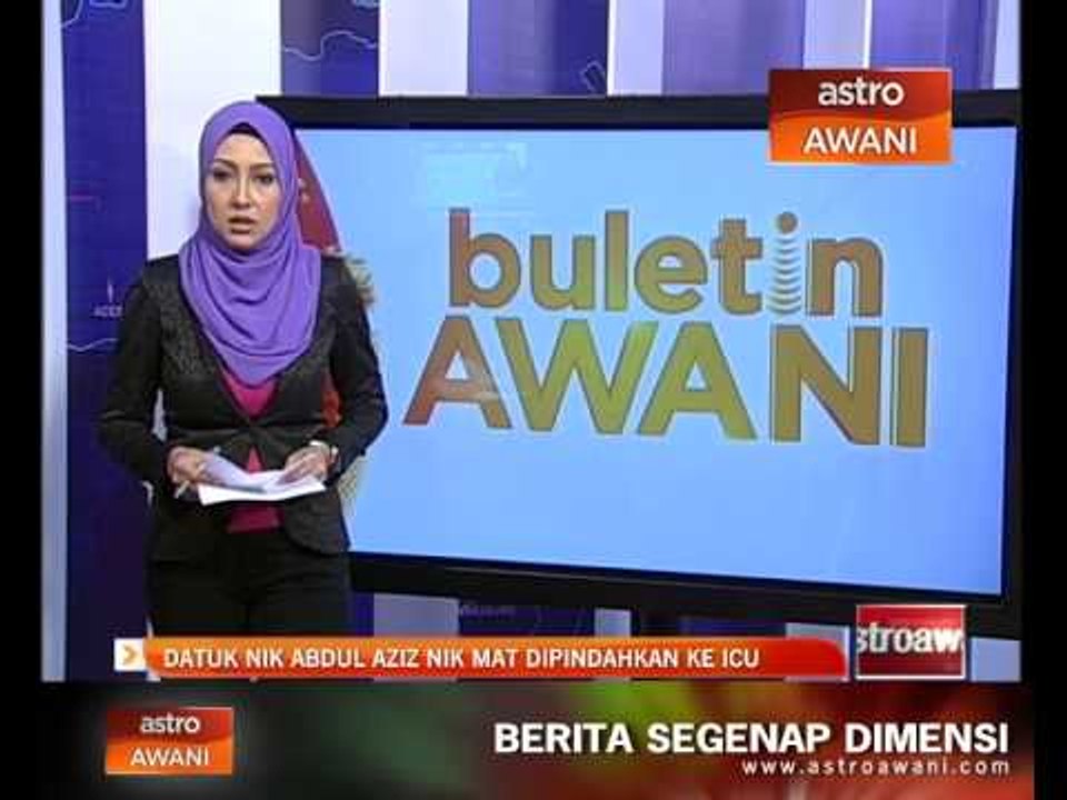 Datuk Nik Abdul Aziz Nik Mat dipindahkan ke ICU