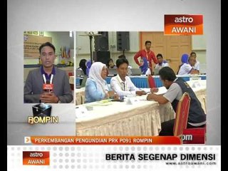 Perkembangan PRK P.091 setakat 05:00 petang