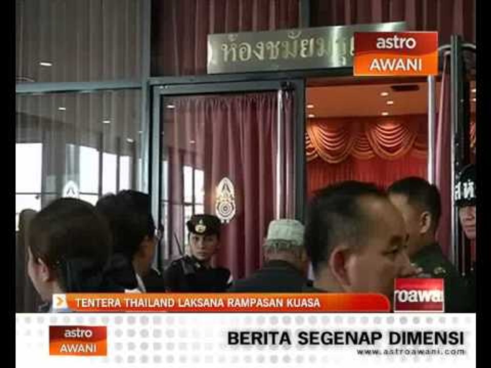Pihak Tentera Ambil Alih Kuasa Di Thailand Video Dailymotion