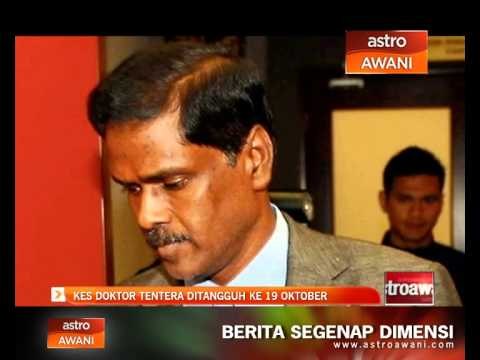 Kes doktor tentera ditangguh ke 19 Oktober berikutan kematian Kevin Morais