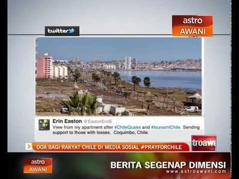 Doa bagi rakyat Chile di media sosial