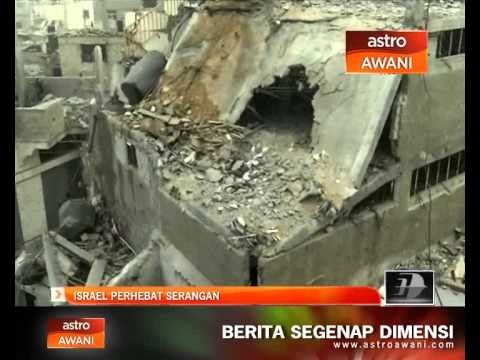 Israel perhebat serangan ke atas Gaza