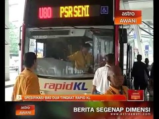 Spesifikasi bas Rapid KL dua tingkat
