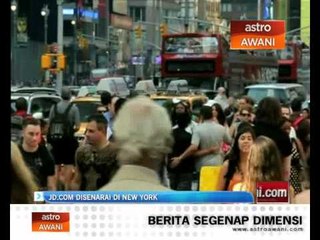 JD.com disenarai di New York