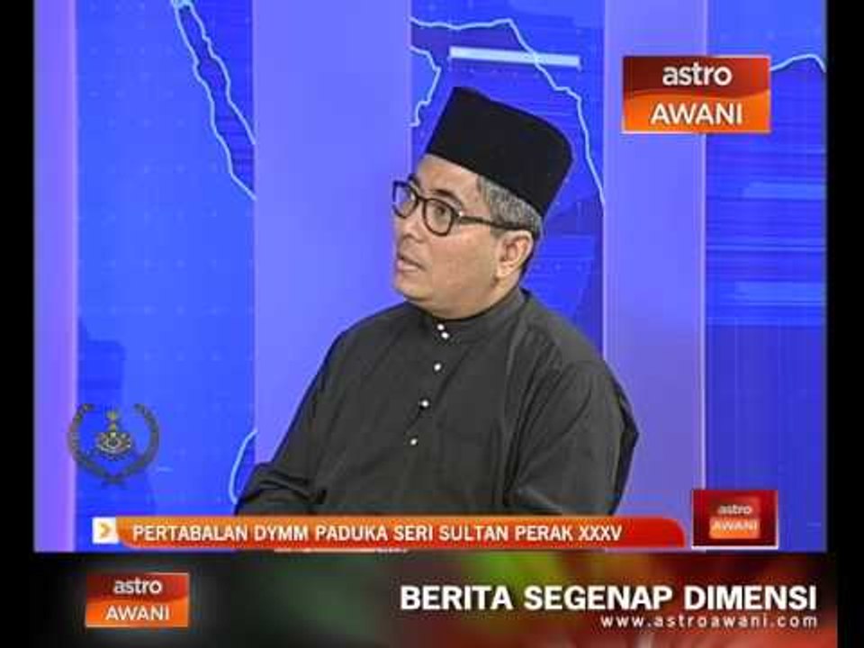 Wawancara Khas pertabalan DYMM Paduka Seri Sultan Perak ke-35