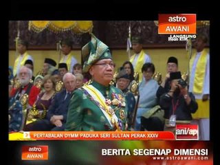 Download Video: Majlis Tabal Adat DYMM Paduka Seri Sultan Perak XXXV