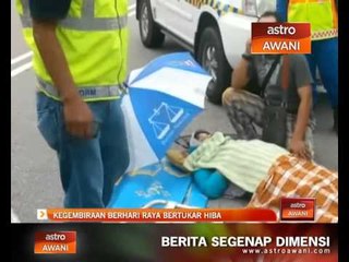 Kegembiraan berhari raya bertukar hiba