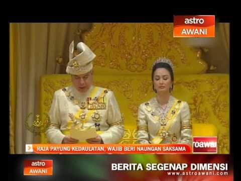 Raja payung kedaulatan negara, wajib beri naungan saksama