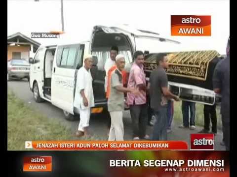 Jenazah isteri ADUN Paloh selamat dikebumikan