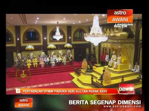 Pertabalan Sultan Perak ke-35: Ucapan tahniah dan taat setia