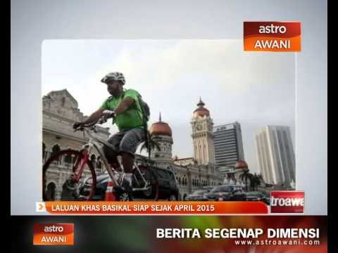 Laluan khas basikal siap sejak April 2015