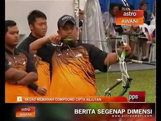 Skuad memanah compound cipta kejutan