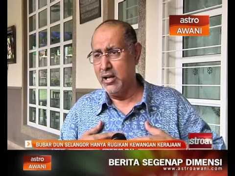 Bubar DUN Selangor hanya rugikan kewangan kerajaan