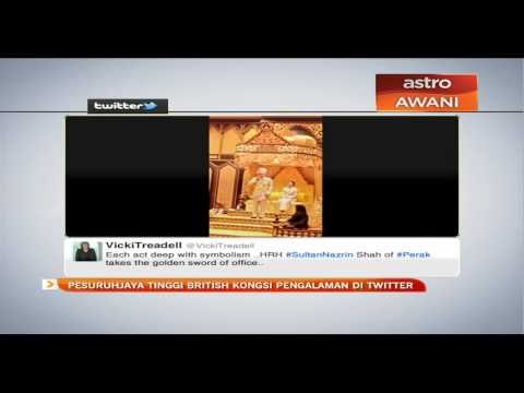 Pesuruhjaya Tinggi British kongsi pengalaman di Twitter