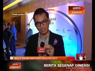 Majlis Malam Wartawan Malaysia 2014